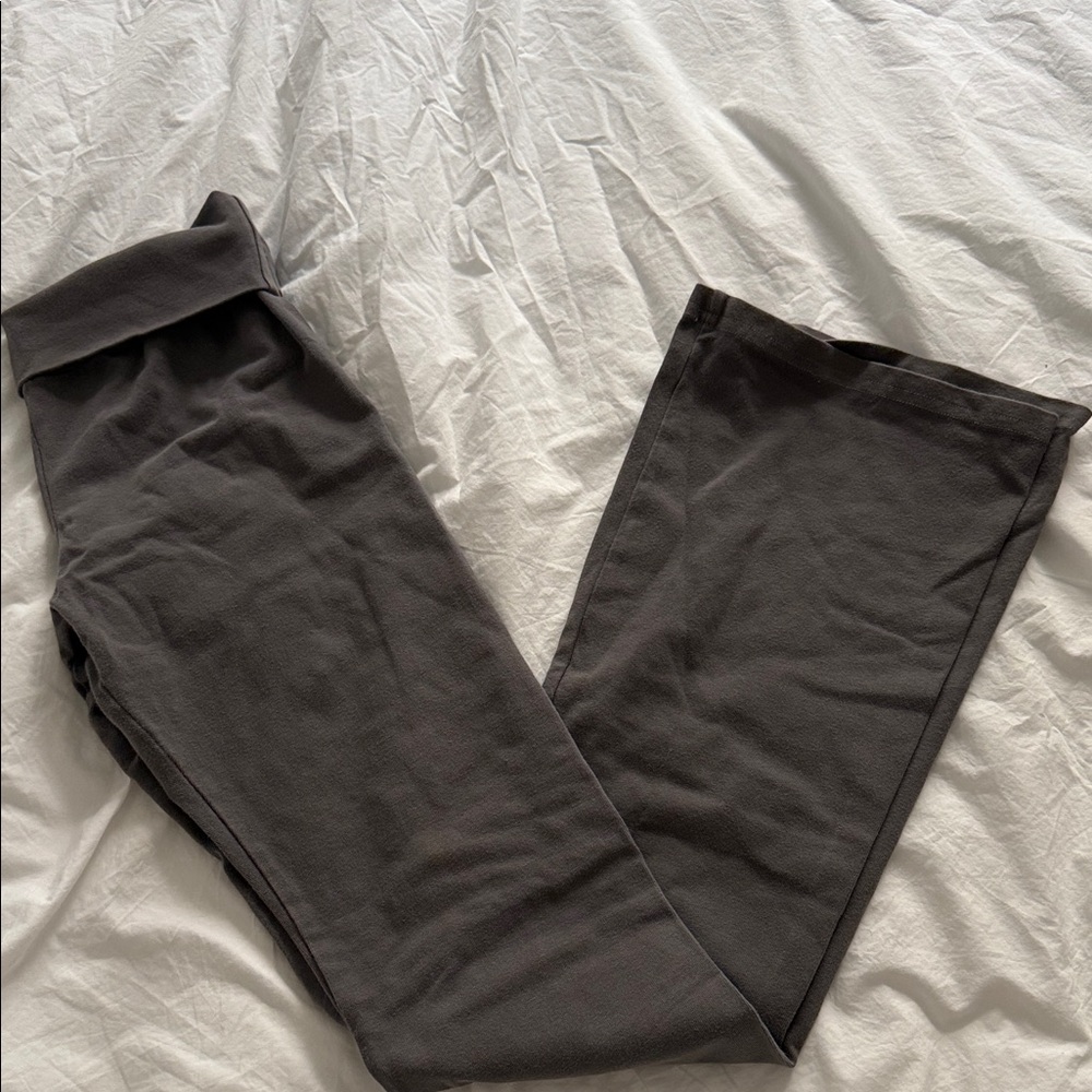 Brandy Dark Gray High-Waisted Pants